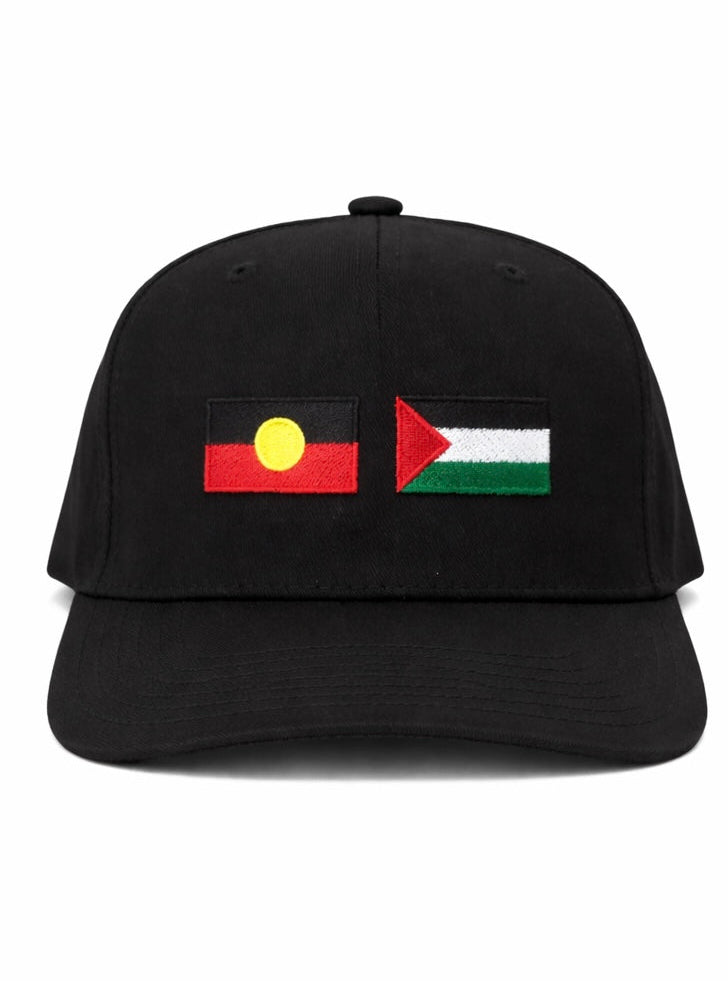 Aboriginal x Palestine Solidarity Snapback Cap